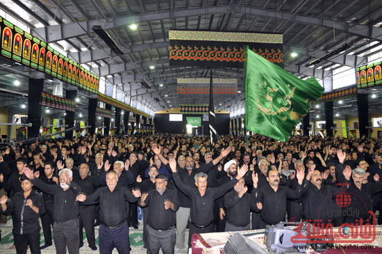 اجتماع بزرگ عزاداران امام حسین (ع) در مصلی رفسنجان برگزار شد + عکس