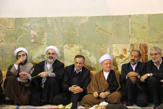 سخنرانی هاشمی رفسنجانی در منزل امام جمعه مرحوم