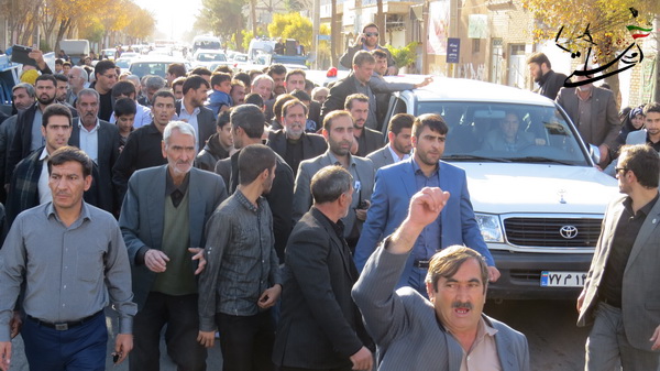 استقبال مردم انار و رفسنجان از سید حسن خمینی