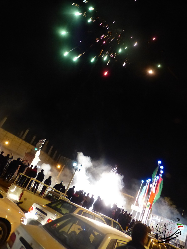 گزارش تصویری نور افشانی روز هجدهم دی ماه(روز رفسنجان) در میدان ابراهیم(ع)