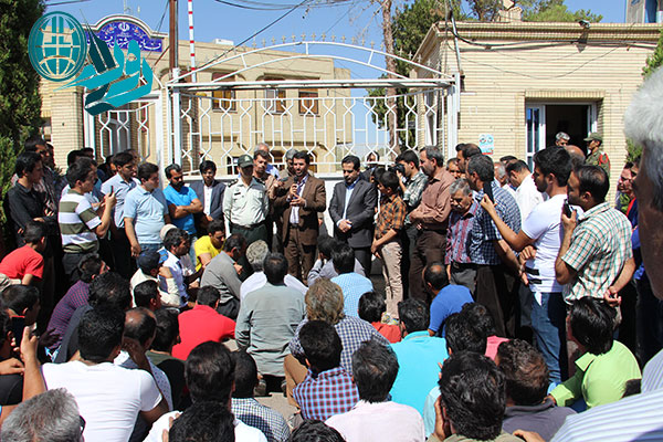 تجمع اعتراض آمیز مردم رفسنجان برای حضور اتباع بیگانه و نا امنی‌های آن‌ها