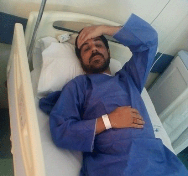مجتبی رمضانی مداح ولایی رفسنجان راهی بیمارستان شد