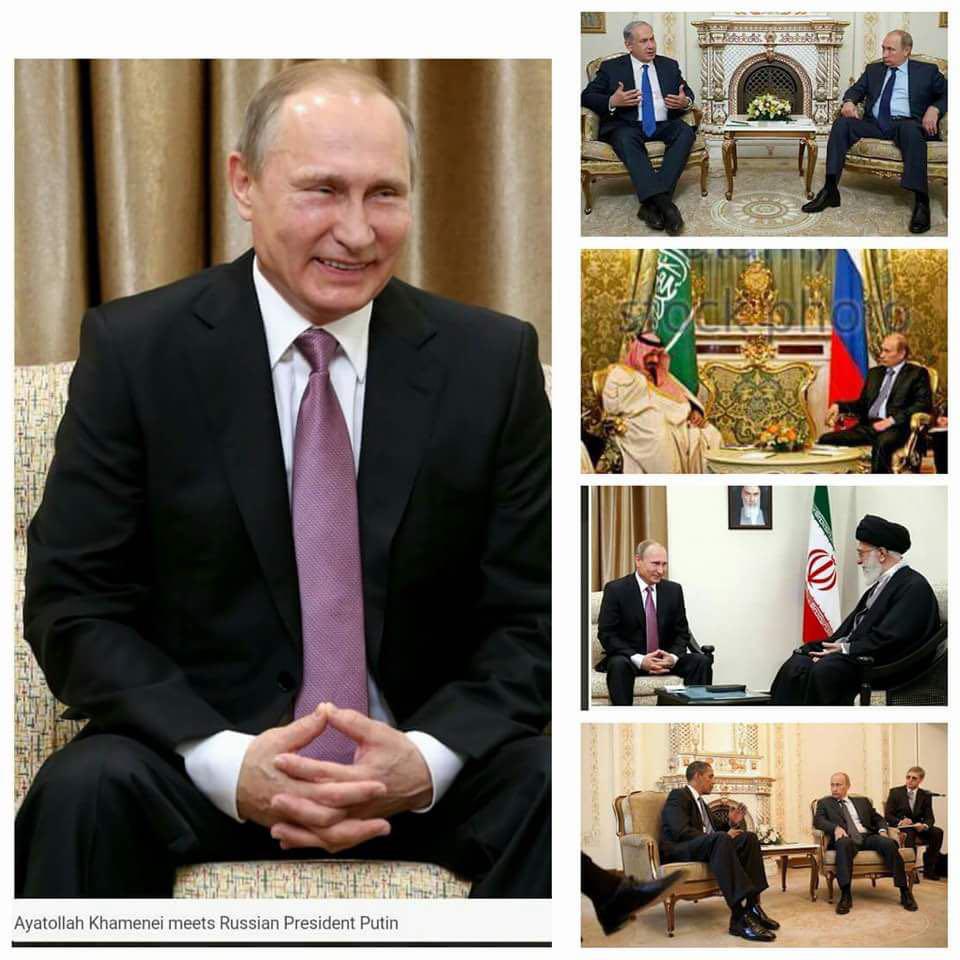 تفاوت طرز نشستن پوتین در مقابل مقام معظم رهبری با دیگران+ عکس
