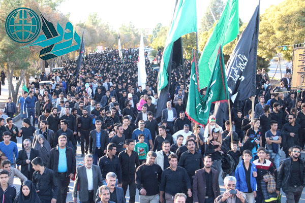 همایش بزرگ پیاده روی عزاداران حسینی در رفسنجان + عکس
