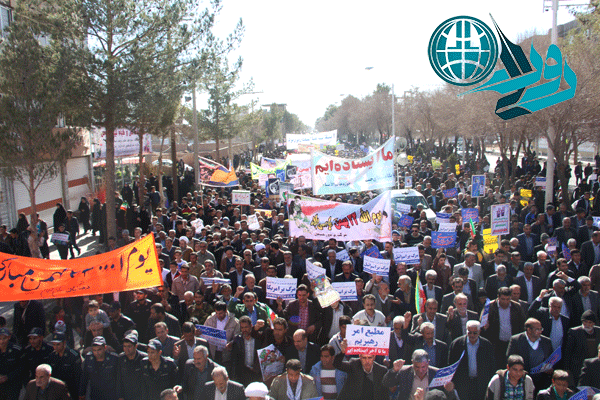 گزارش تصویری راهپیمایی باشکوه ۲۲ بهمن در رفسنجان