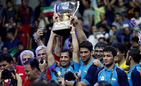 تیم ملی کشتی فرنگی ایران قهرمان جهان شد