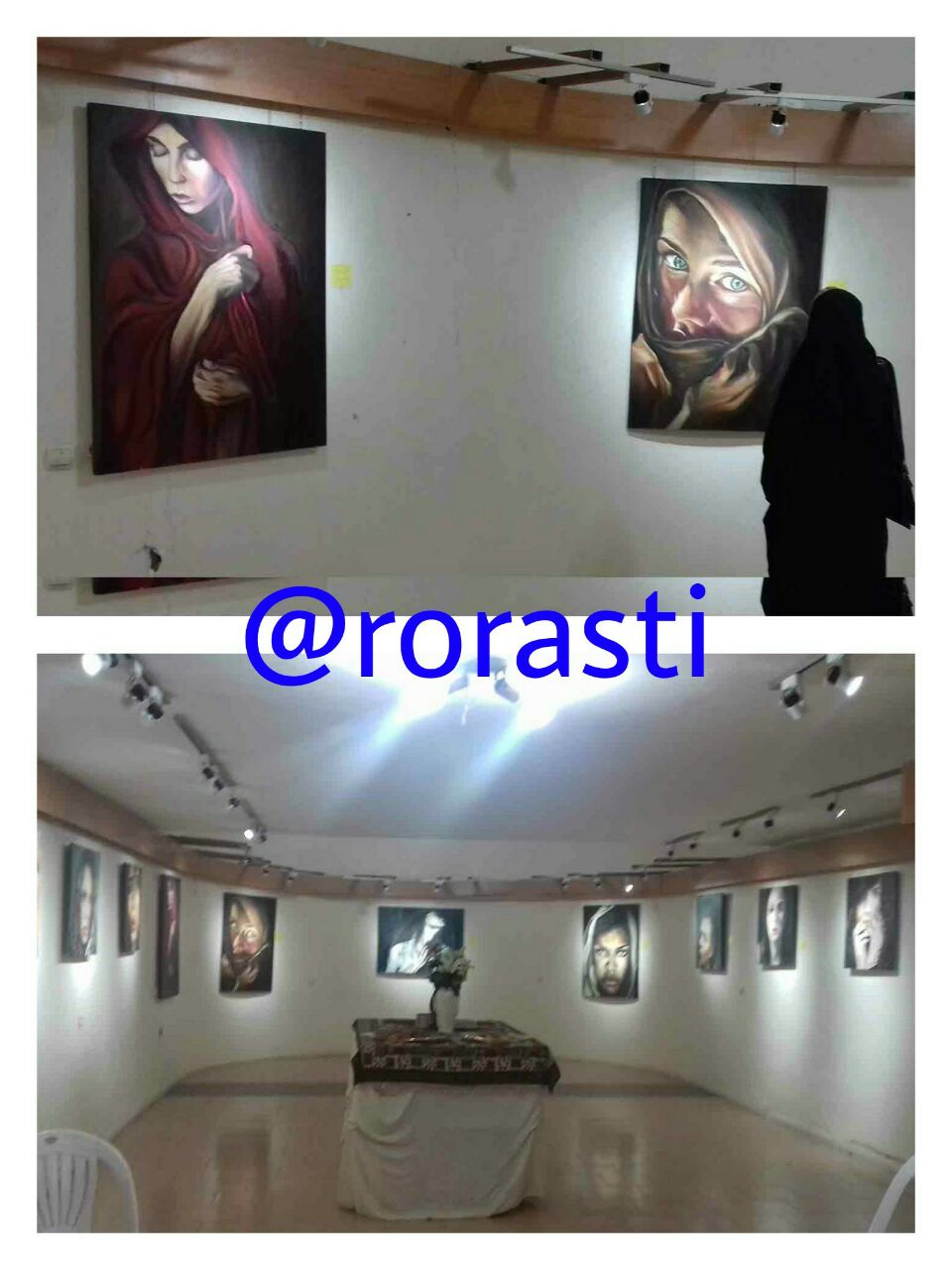 افتتاح نمایشگاه نقاشی رنگ و روغن در رفسنجان