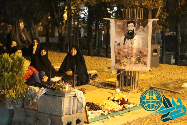 اولین سالروز شهید غلامرضا آخوندی نژاد در جوار مرقد مبارک شهید به روایت تصویر