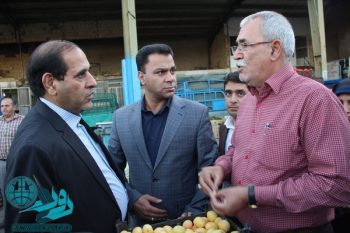 بازدید فرماندار رفسنجان از میدان میوه و تره بار
