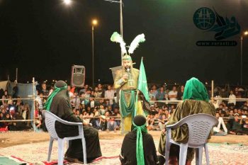 مراسم  تعزیه در رفسنجان برگزار شد+تصاویر