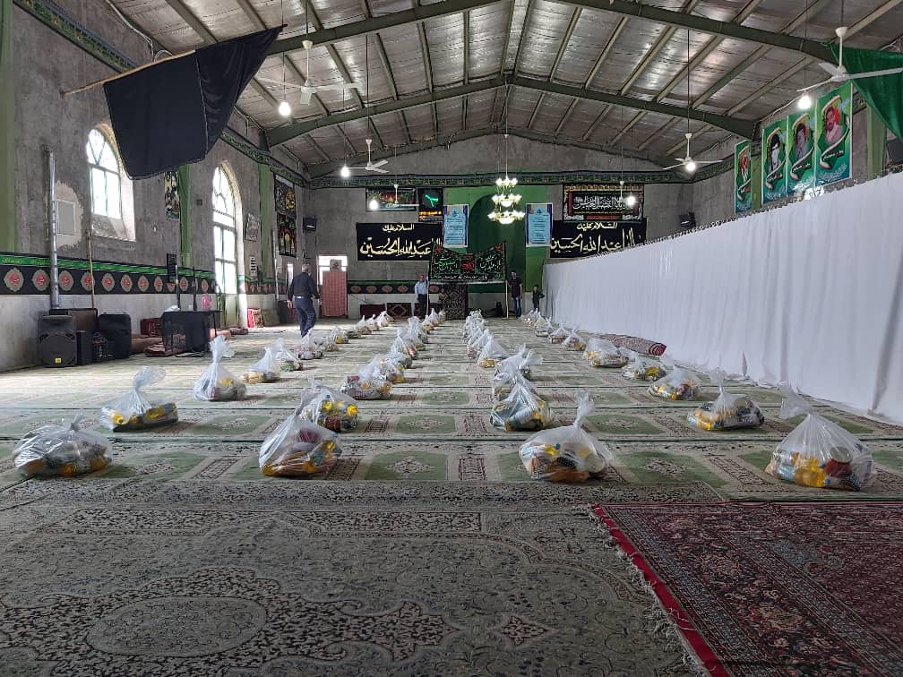 مهمان نوازی مومنانه مسجد ۱۴ معصوم جنت آباد از عزاداران حسینی