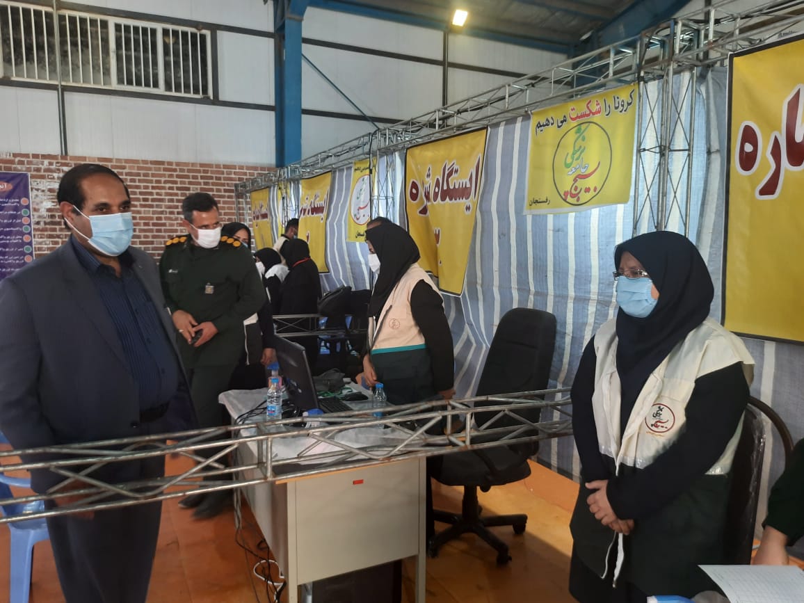 راه اندازی مرکز واکسیناسیون «شهیده سلامت» به همت بسیج جامعه پزشکی در رفسنجان/تصاویر