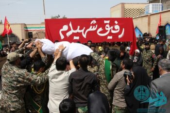 گزارش تصویری تشییع شهید مدافع حرم «حیدر خلیلی» در رفسنجان