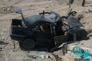 مرگ ۳ جوان در حادثه واژگونی سواری ۴۰۵ در رفسنجان
