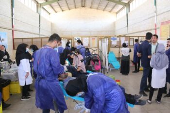 بهره مندی خانواده زندانیان رفسنجان از خدمات درمانی رایگان