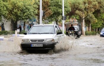 بارندگی‌های سیل آسا در راه استان کرمان 