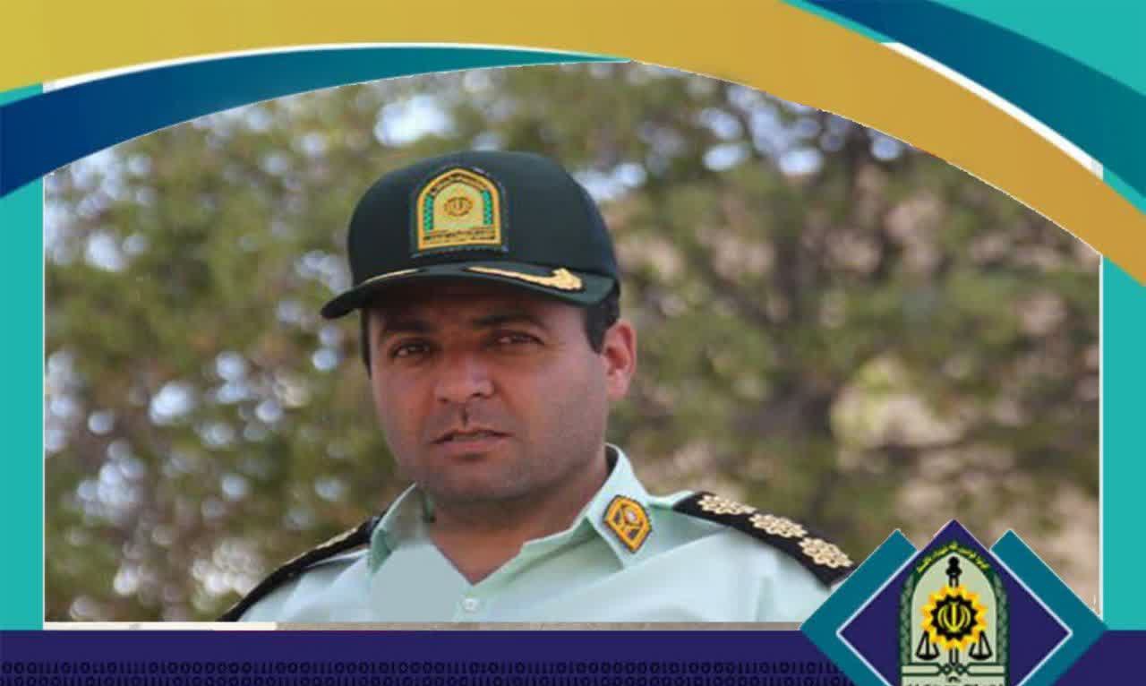 تقدیر فرمانده انتظامی رفسنجان از رویکردهای ارزش آفرین سربازان گمنام امام زمان ( عج ) در اداره اطلاعات شهرستان