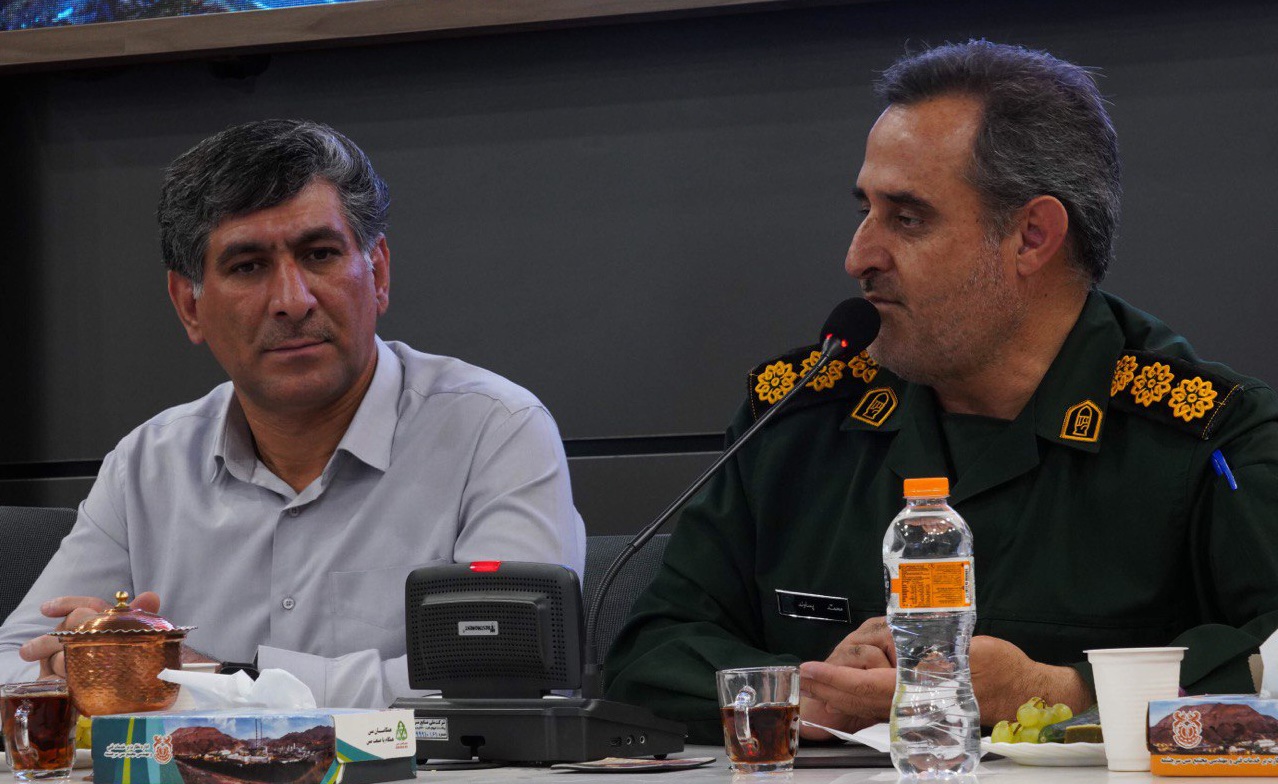 قدردانی فرمانده سپاه رفسنجان از تلاش‌های مجتمع مس سرچشمه در جنگ ۱۲ روزه