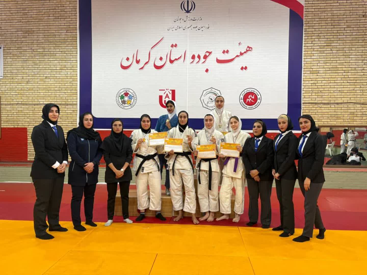 درخشش بانوان جودو کار رفسنجانی در مسابقات قهرمانی استان کرمان
