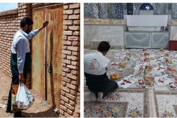 توزیع بیش از ۴۳۶ میلیون تومان بسته‌های مهربانی در شب یلدا توسط خادمیاران رضوی رفسنجان