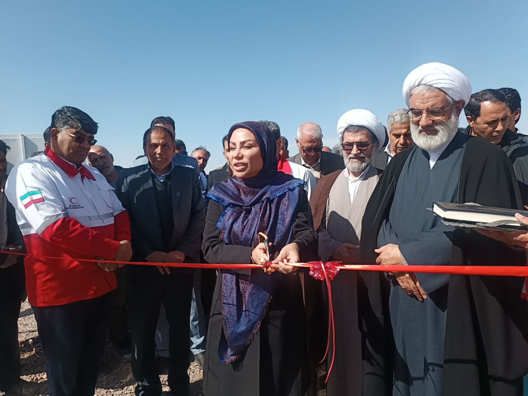 افتتاح طرح آبیاری کم‌فشار مزرعه رئیس‌آباد رفسنجان 