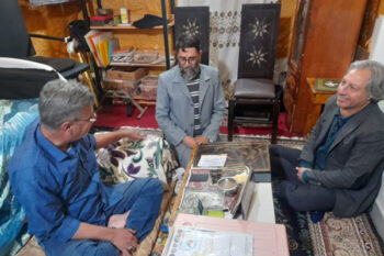 دیدار مشاور مدیر عامل صندوق اعتباری هنر کشور با ۲ هنرمند رفسنجانی