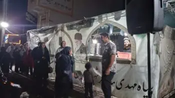 موکب علی بن موسی الرضا(ع) رفسنجان، پای ثابت شب‌های میدان