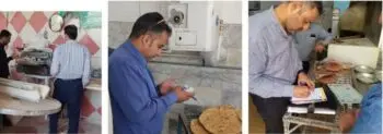 پلمب ۲ نانوایی متخلف بدلیل عدم رعایت ساعت کار پخت نان در رفسنجان 