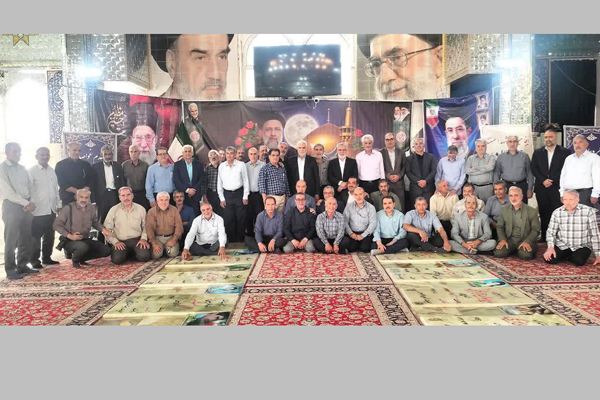 گردهمایی غواصان خط شکن در گلزار شهدای لاهیجان