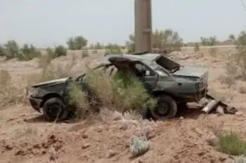 یک فوتی بر اثر واژگونی خودرو پژو ۴۰۵ در محور داوران
