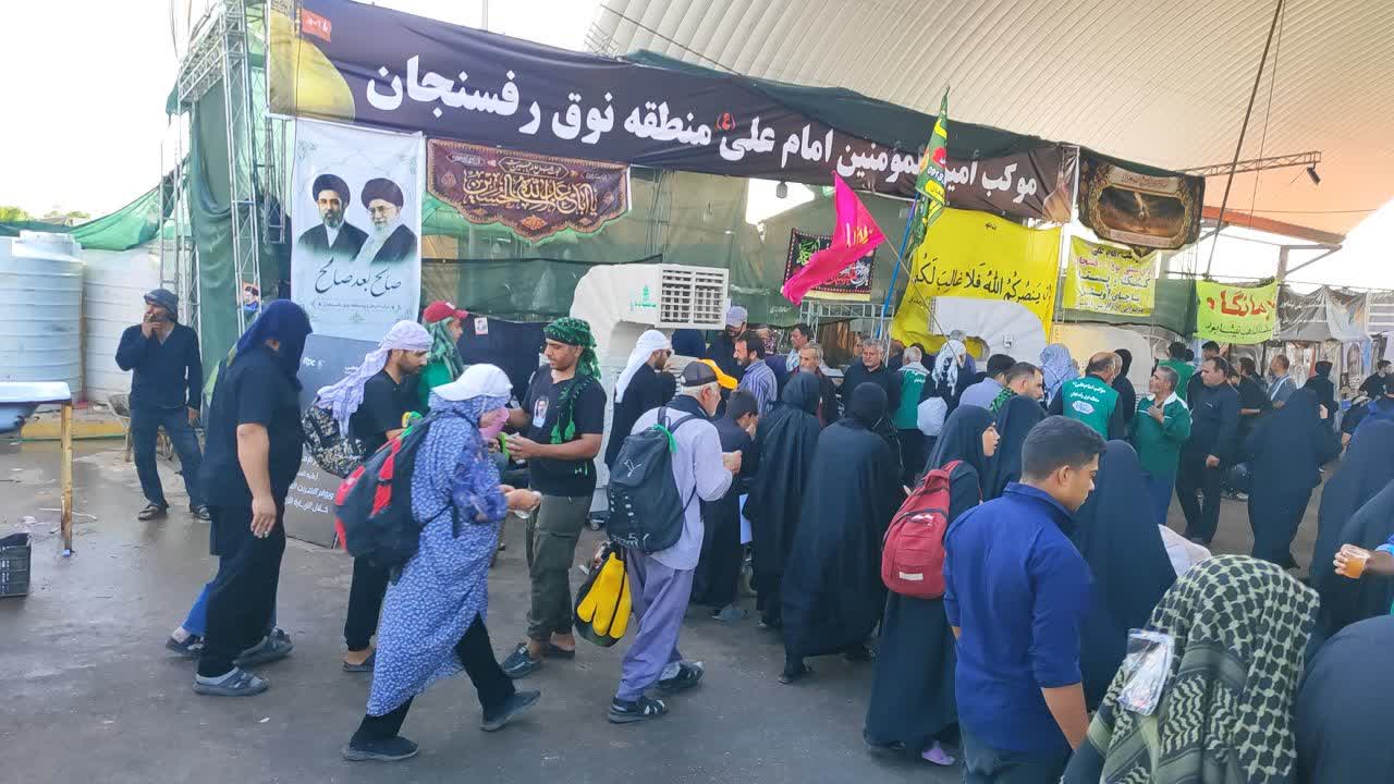 روایتی از خدمت رسانی موکب امام علی(ع) نوق در کربلا