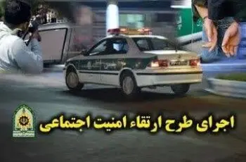 طرح آرامش در شهر و ارتقاء امنیت اجتماعی در رفسنجان