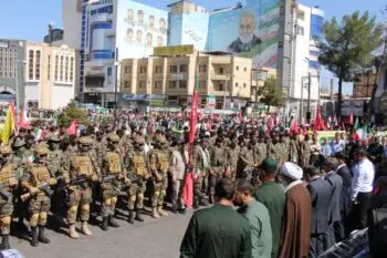 گزارش تصویری رزمایش ۱۰ هزار نفری “جان‌فدا” در رفسنجان